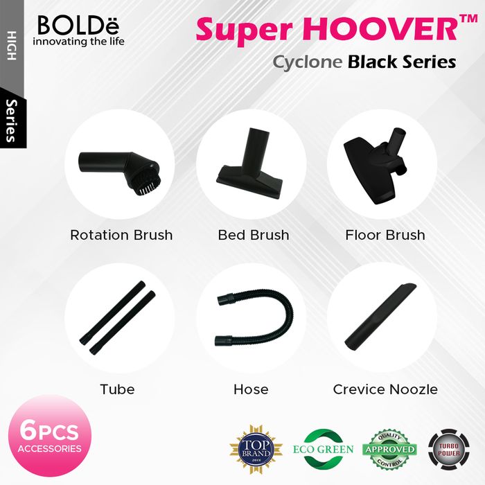 Bolde Super HOOVER CYCLONE - Black Series